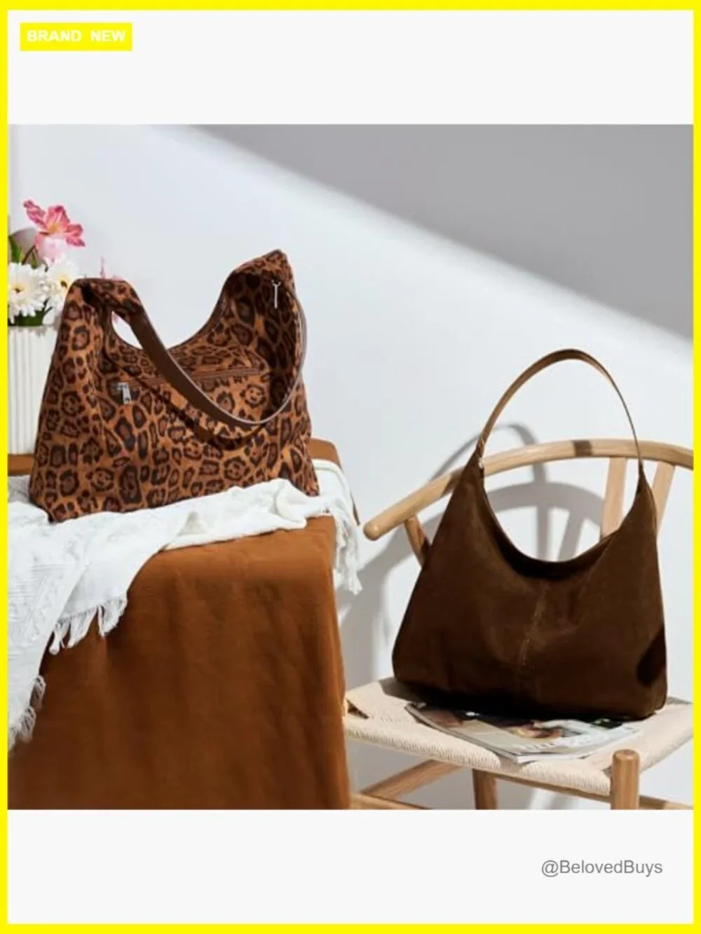 Casual Tote Bag Vegan Leather Hobo Zipper Work Bag Weekender Shoulder Purse